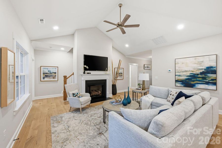 Furnished interior view inside a new home in , Lexington (Image 6).