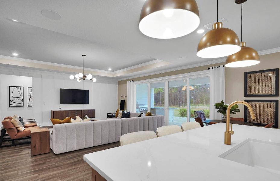 Representative furnished interior of a home built from the Easley by Pulte Homes in The Preserve at Bannon Lakes, St. Augustine (Image 5). Representative furnished interior of a home built from the Easley by Pulte Homes in The Preserve at Bannon Lakes, St. Augustine (Image 5).