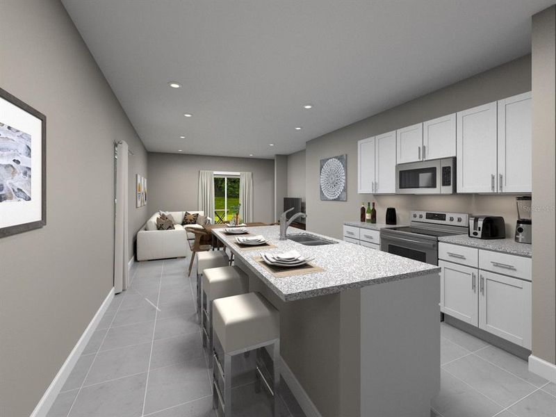 Furnished interior view inside a new home in Magnolia Bay - Premier Series, Nokomis (Image 4).