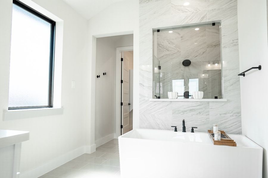 Representative furnished interior of a home built from the Crockett by Beazer Homes in Timber Hollow, Magnolia (Image 8).