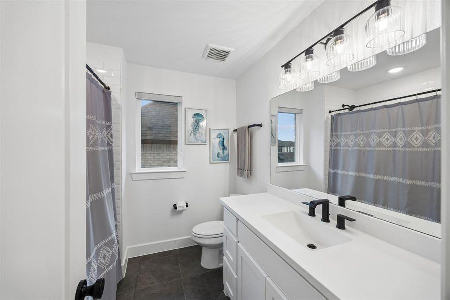 Furnished interior view inside a new home in Mosaic, Celina (Image 29). Furnished interior view inside a new home in Mosaic, Celina (Image 29).