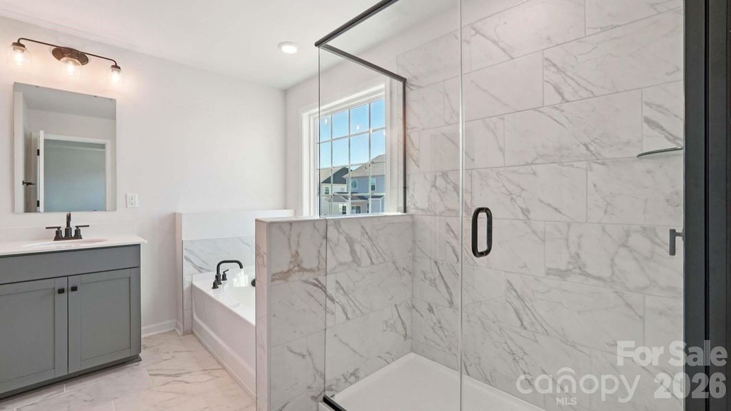 Furnished interior view inside a new home in Sylvan Creek, Denver (Image 8).