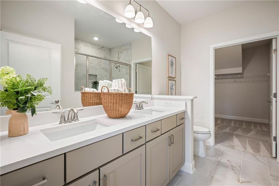 Furnished interior view inside a new home in , Cartersville (Image 13).