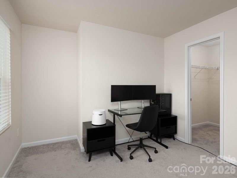 3rd bedroom with walk-in closet