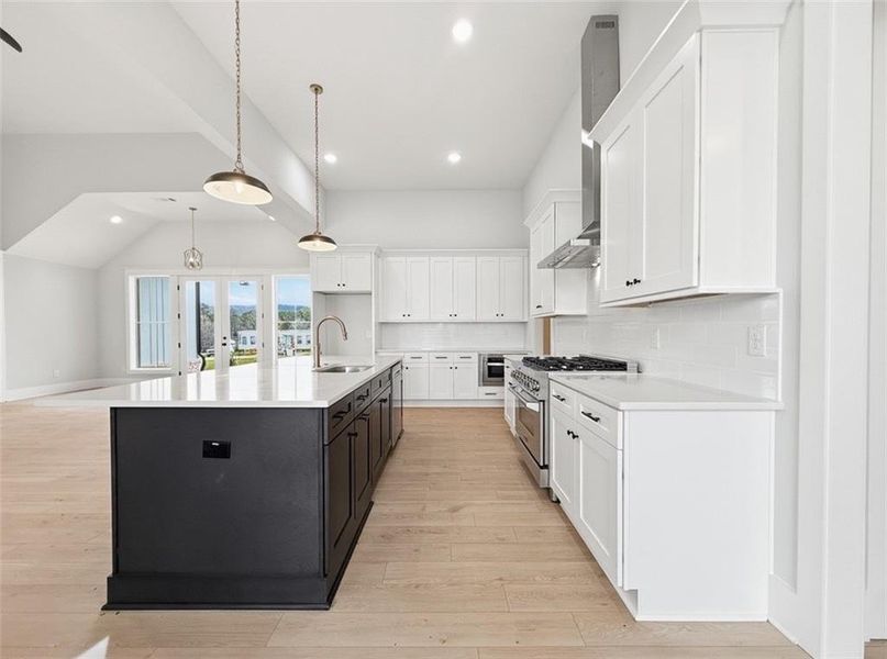 Furnished interior view inside a new home in , Rydal (Image 9).