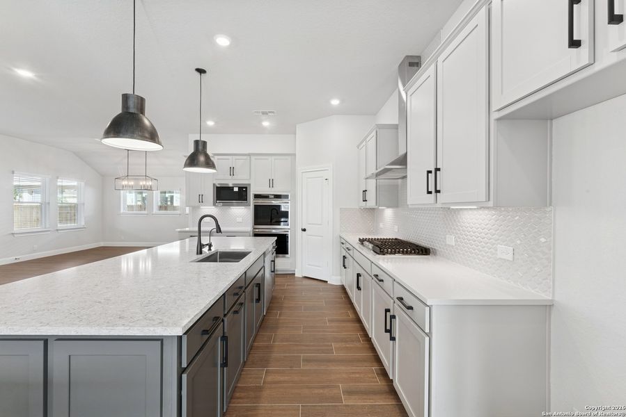 Furnished interior view inside a new home in Davis Ranch 60', San Antonio (Image 8).