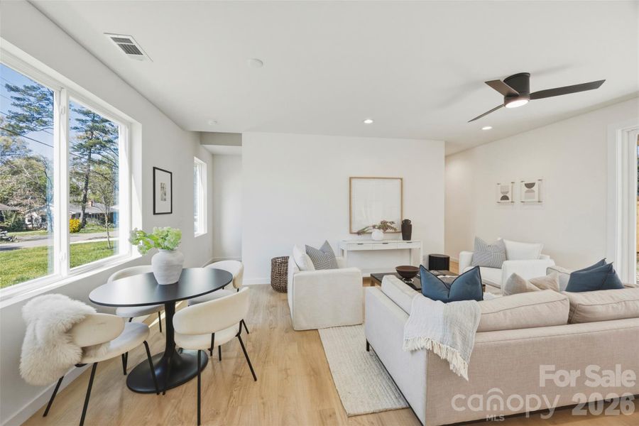 Furnished interior view inside a new home in , Charlotte (Image 9).