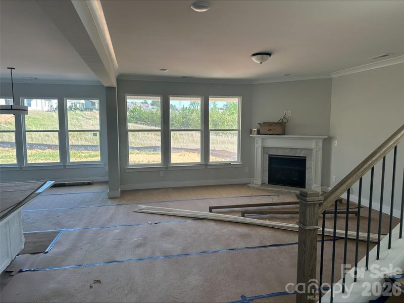 Construction progress on Homesite 628