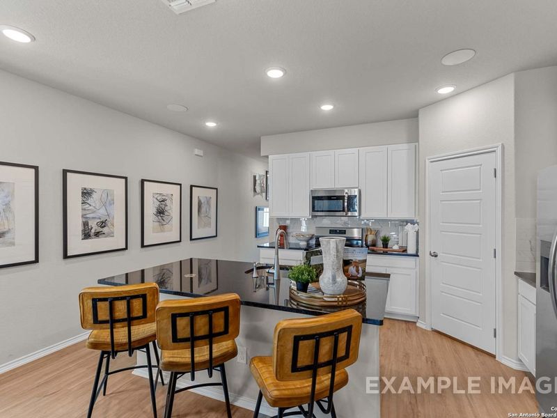 Furnished interior view inside a new home in Applewhite Meadows, San Antonio (Image 12). Furnished interior view inside a new home in Applewhite Meadows, San Antonio (Image 12).