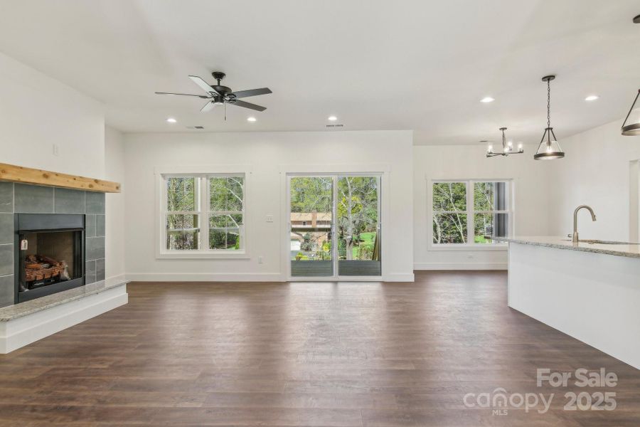 Spacious, unfurnished interior of a new home in , Hendersonville (Image 23).