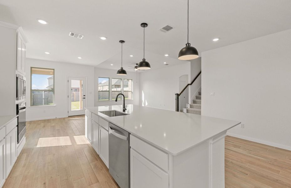Furnished interior view inside a new home in Crescent Bluff, Georgetown (Image 12).
