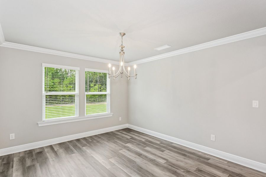 Representative unfurnished interior of a home built from the The Sapphire Estate by Herbst Homes in Walther Reserve, Milton (Image 22).