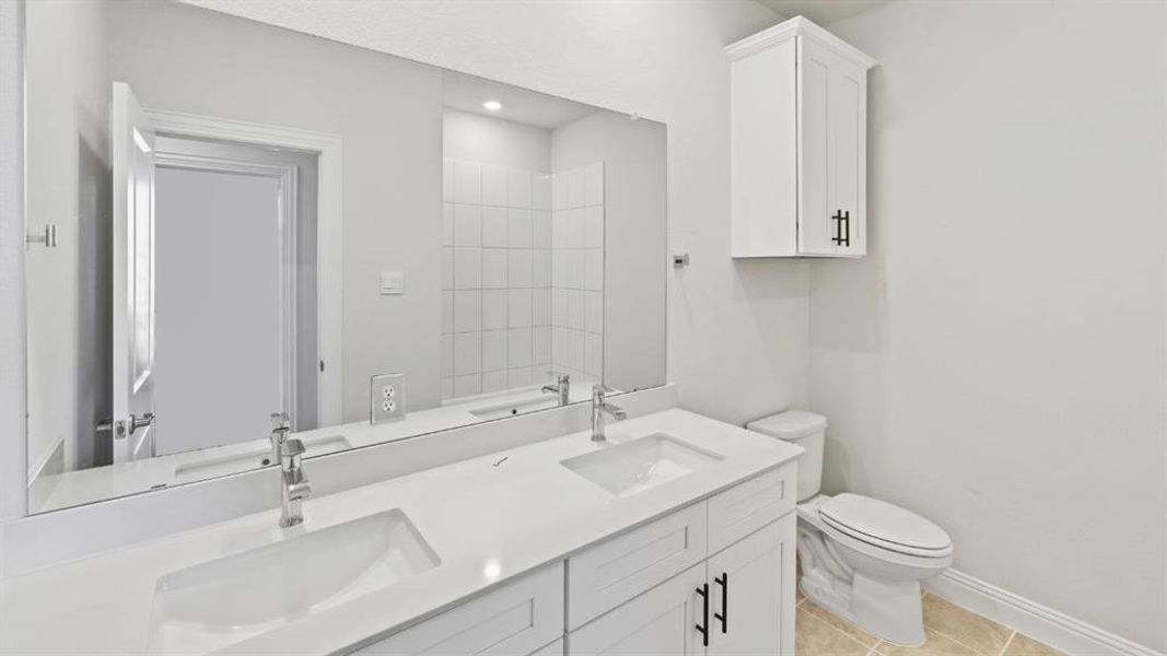 Furnished interior view inside a new home in The Avenue, Allen (Image 7).