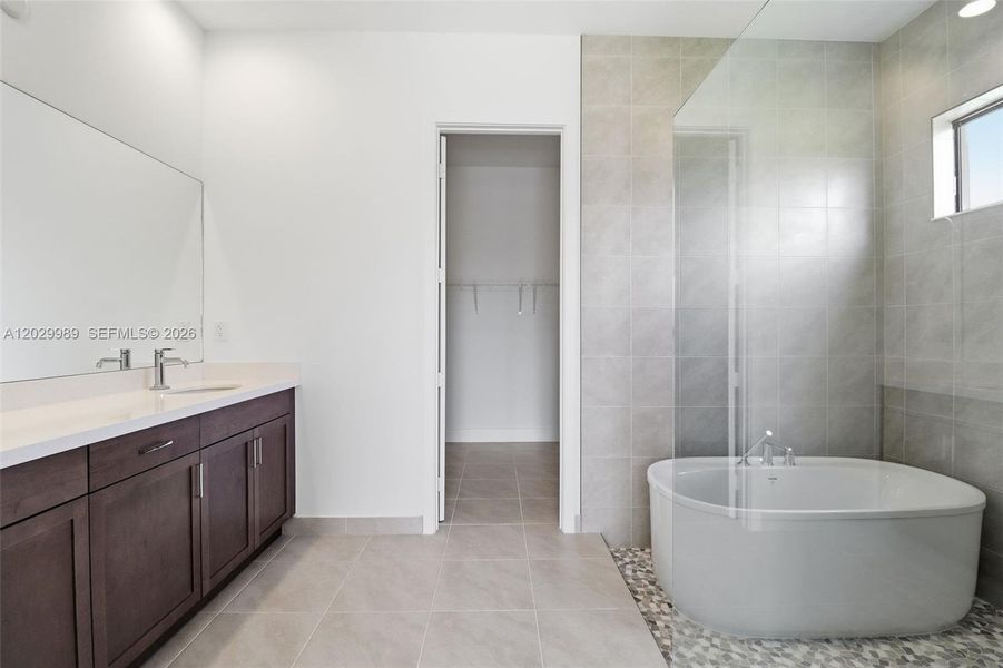 Furnished interior view inside a new home in , Ave Maria (Image 17).