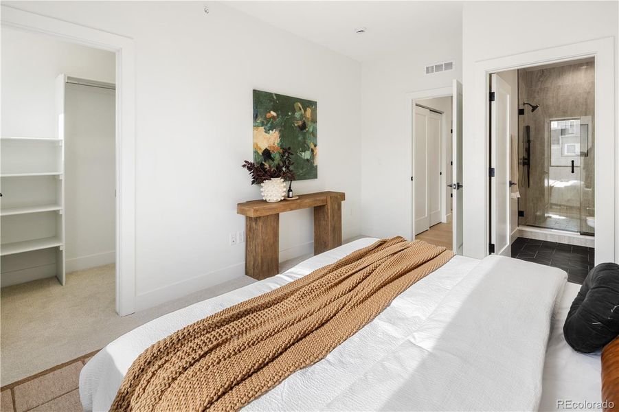 Furnished interior view inside a new home in , Denver (Image 16).