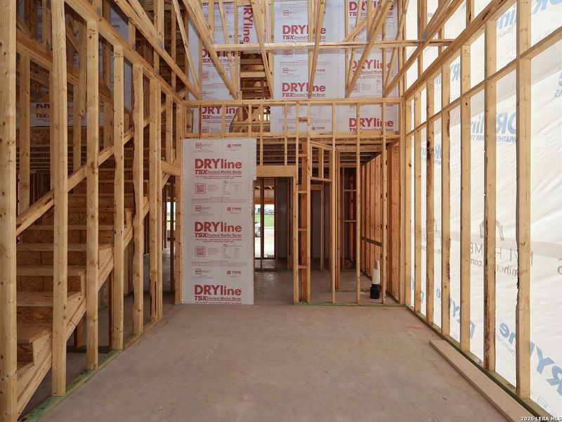 In-progress construction of a new home in Mesquite Ridge, San Antonio, TX (Image 30).