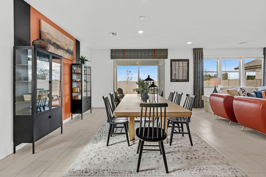 Representative furnished interior of a home built from the Walnut by Mattamy Homes in Blackhawk, Tucson (Image 9).