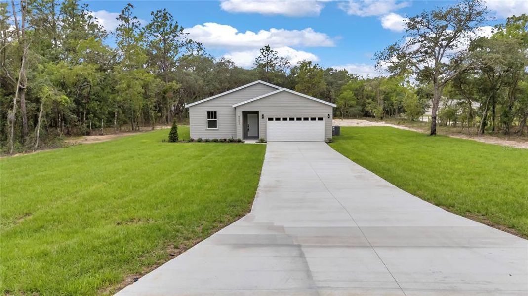 Actual Completed Home Ready to Move In