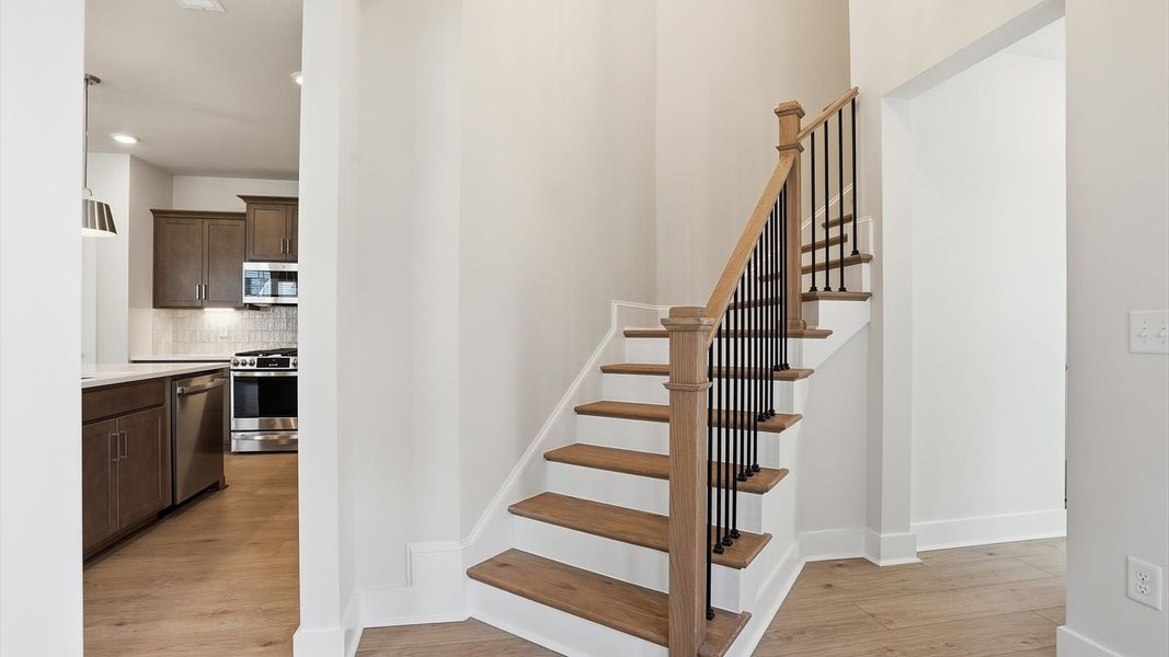 Furnished interior view inside a new home in Village at Midway, Anderson (Image 4).