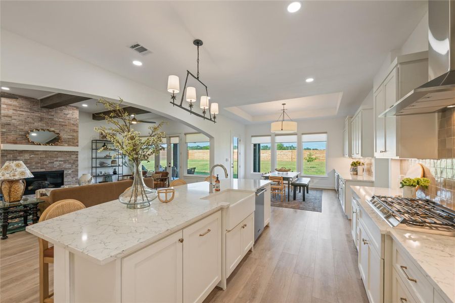 Furnished interior view inside a new home in , Smithville (Image 17).