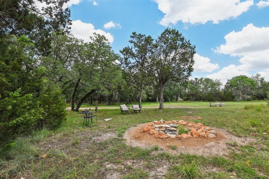 Cozy firepit