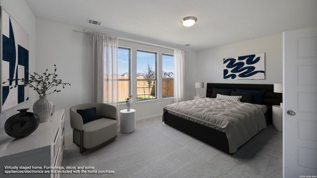 Furnished interior view inside a new home in Stillwater Ranch, San Antonio (Image 7).