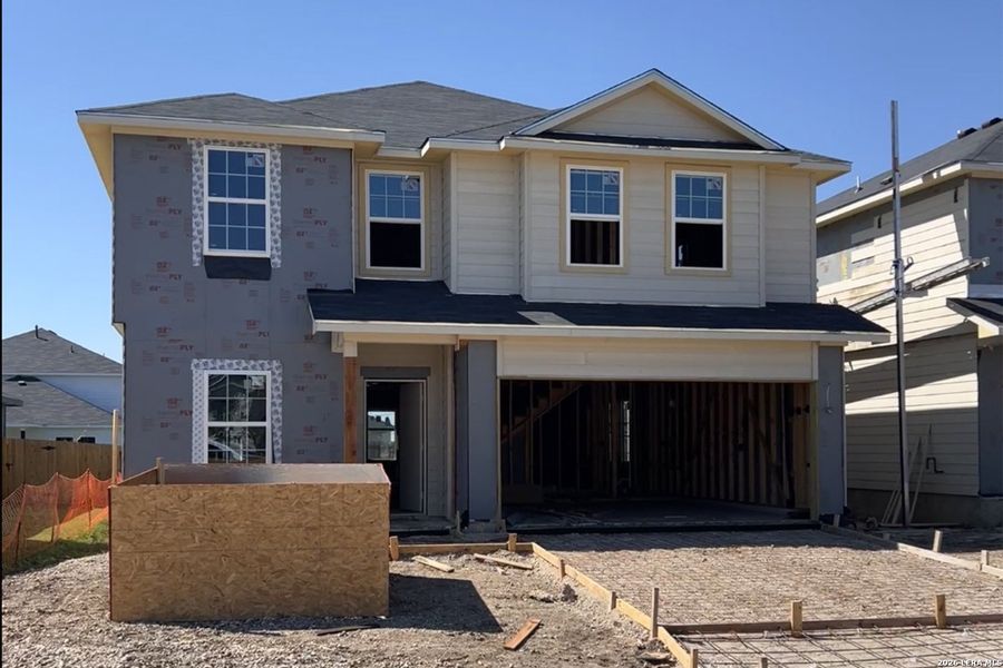 In-progress construction of a new home in Mesa Vista, San Antonio, TX (Image 24).
