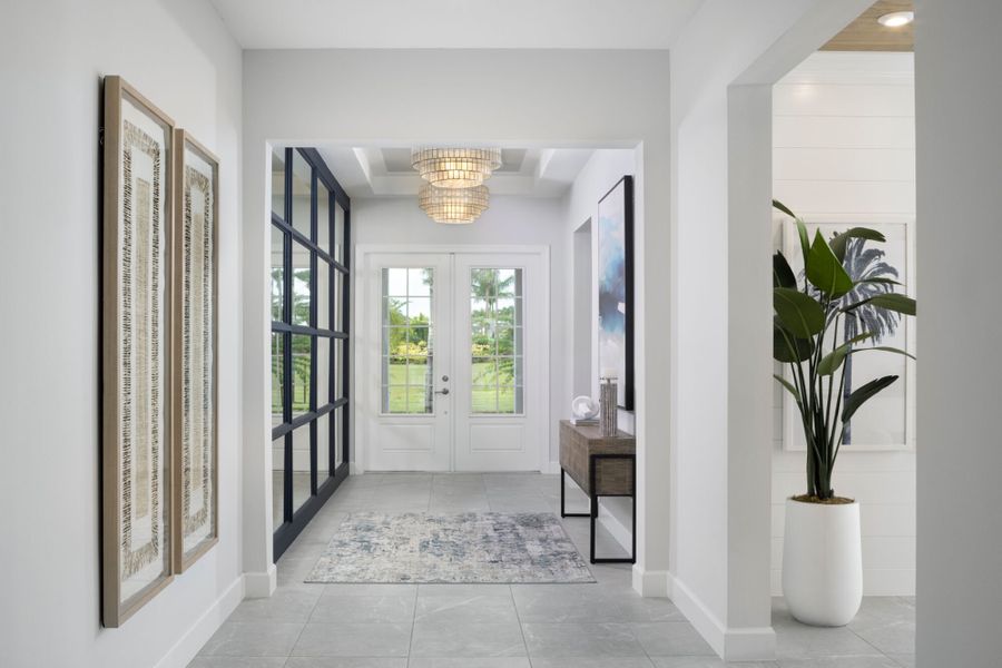 Furnished interior view inside a new home in Tradition, Port St. Lucie (Image 5).
