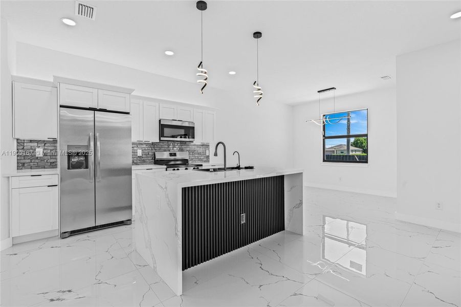 Furnished interior view inside a new home in , Cape Coral (Image 15). Furnished interior view inside a new home in , Cape Coral (Image 15).