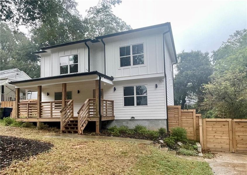 Exterior details and patio area of a home in , Atlanta (Image 26). Exterior details and patio area of a home in , Atlanta (Image 26).