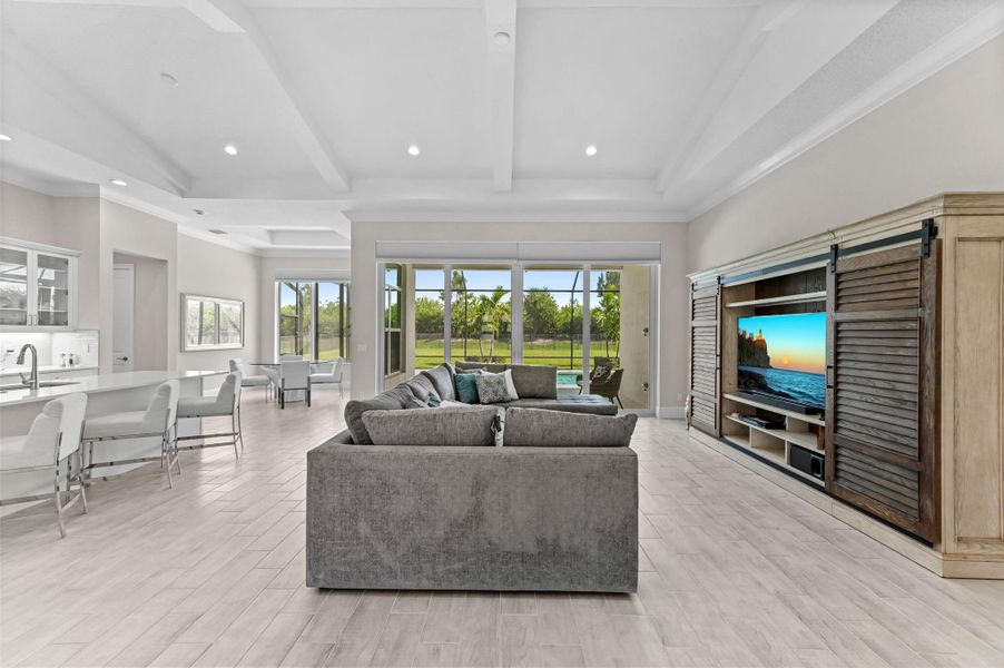 Furnished interior view inside a new home in Belterra, Port St. Lucie (Image 34).