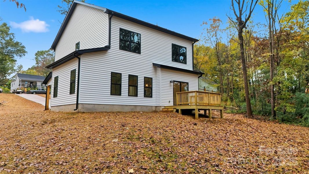 Exterior details and patio area of a home in , Mount Holly (Image 4). Exterior details and patio area of a home in , Mount Holly (Image 4).