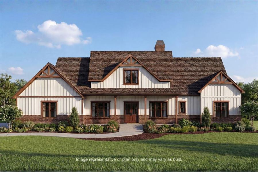 Front exterior of a new home in , Venus, TX, highlighting curb appeal (Image 2). Front exterior of a new home in , Venus, TX, highlighting curb appeal (Image 2).