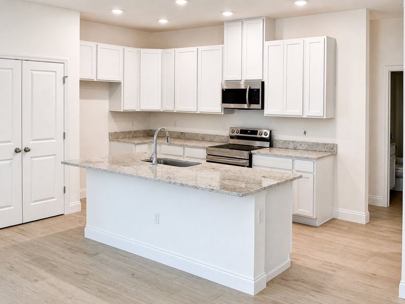 Furnished interior view inside a new home in The Reserve At Hammock Oaks, Lady Lake (Image 3).