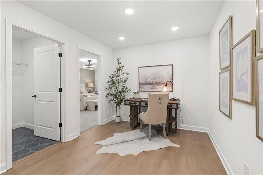 Furnished interior view inside a new home in Wilkins Walk, Mableton (Image 14).