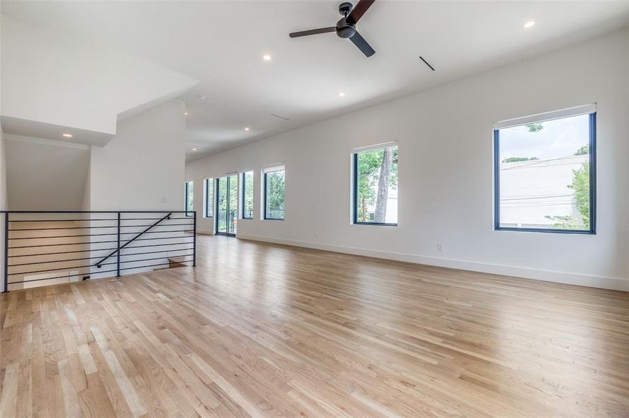 Another view of the spacious living room