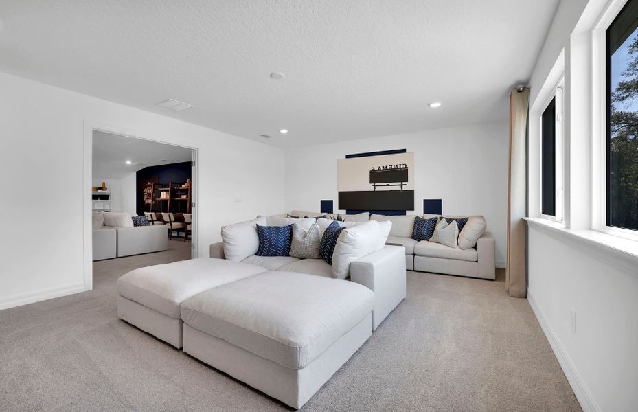 Representative furnished interior of a home built from the Easley Grand by Pulte Homes in The Preserve at Bannon Lakes, St. Augustine (Image 25).