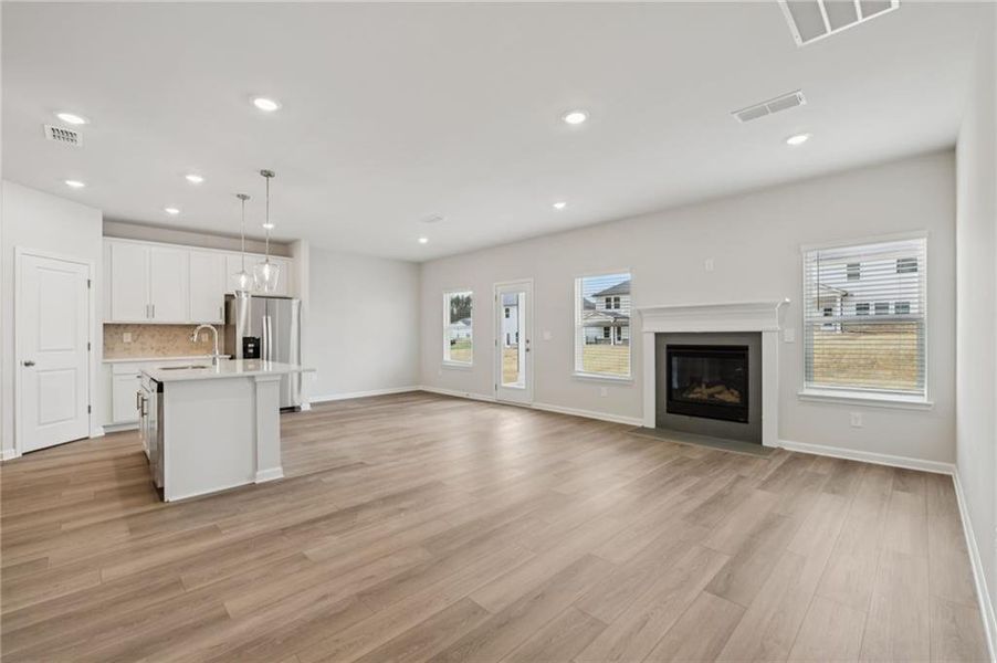 Spacious, unfurnished interior of a new home in Parkside at Grayson, Grayson (Image 43).