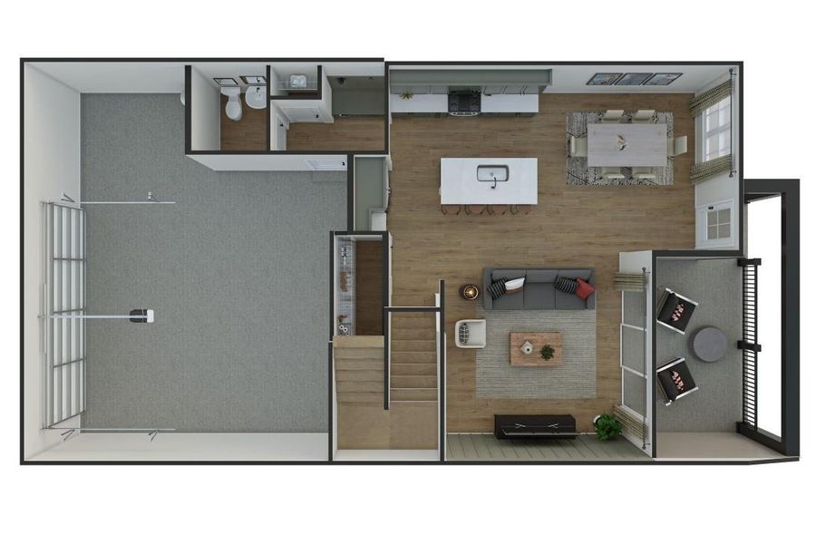 Seven Oaks - The Allison Rendering *actual finishes, structural options, and orientation varies on this actual home