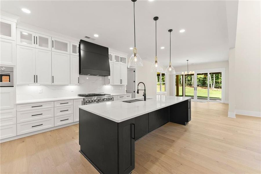 Furnished interior view inside a new home in , Hoschton (Image 13).