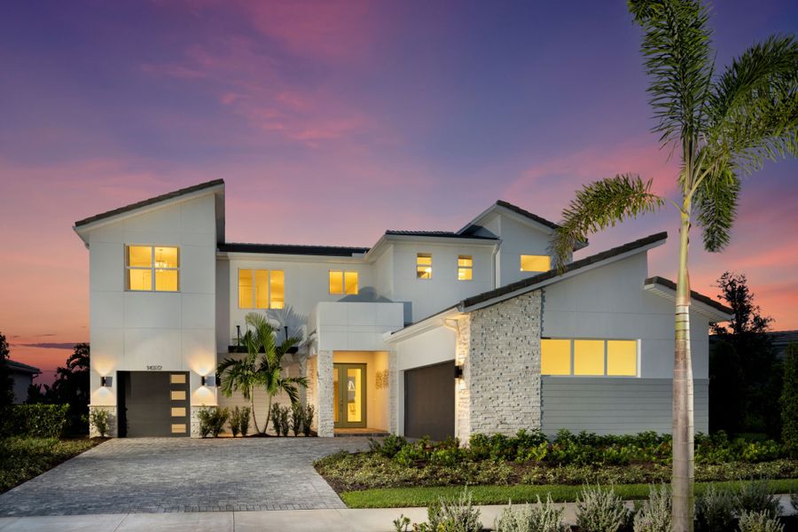 Representative exterior photo of a completed home built from the Palacio by Mattamy Homes in Tradition, Port St. Lucie, FL (Image 20). Representative exterior photo of a completed home built from the Palacio by Mattamy Homes in Tradition, Port St. Lucie, FL (Image 20).