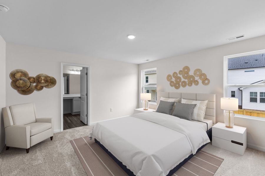 Representative furnished interior of a home built from the Radiance by Starlight Homes in Castlewood South, Taylor (Image 5).