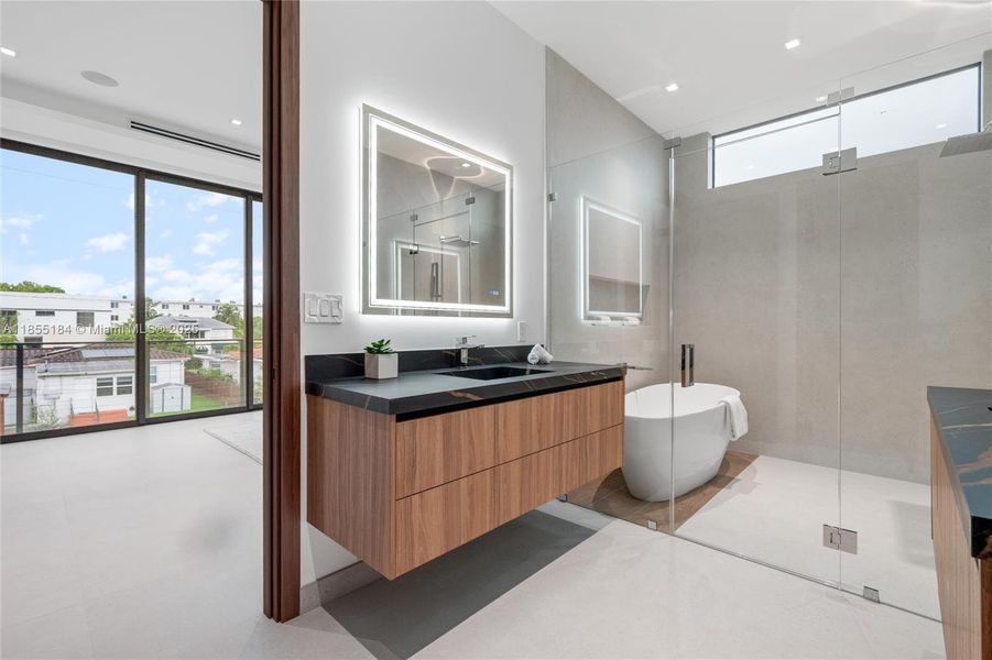 Furnished interior view inside a new home in , Miami (Image 43). Furnished interior view inside a new home in , Miami (Image 43).