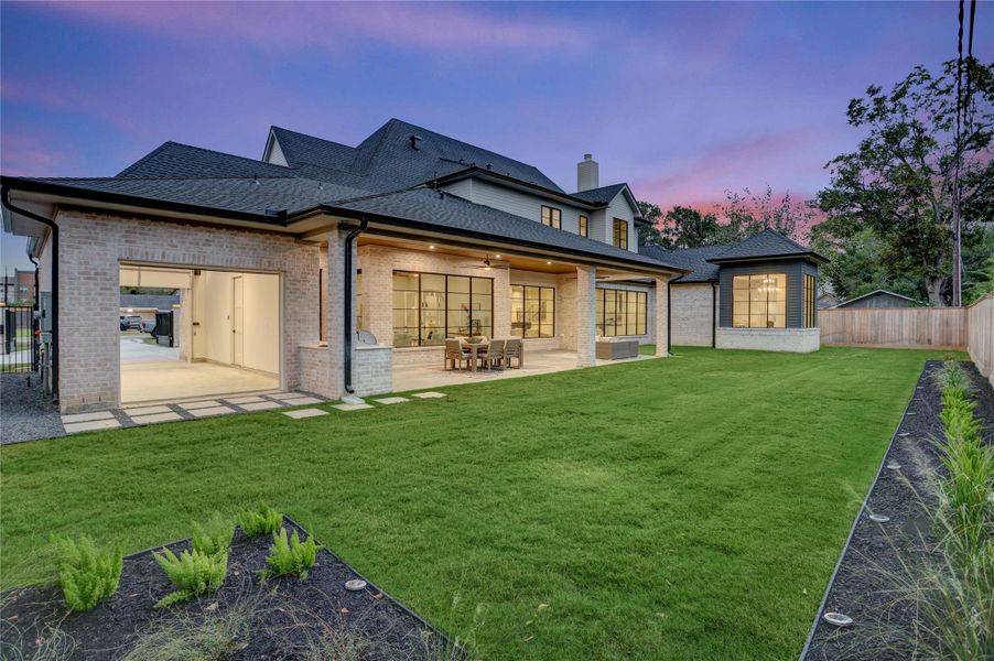 Exterior details and patio area of a home in , Houston (Image 25).