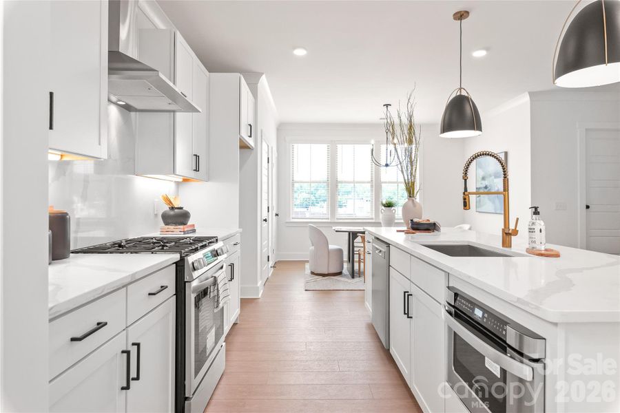 Furnished interior view inside a new home in , Charlotte (Image 7).