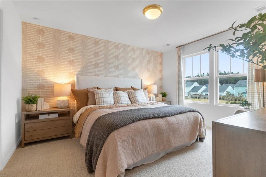 Furnished interior view inside a new home in , Ravenel (Image 30).