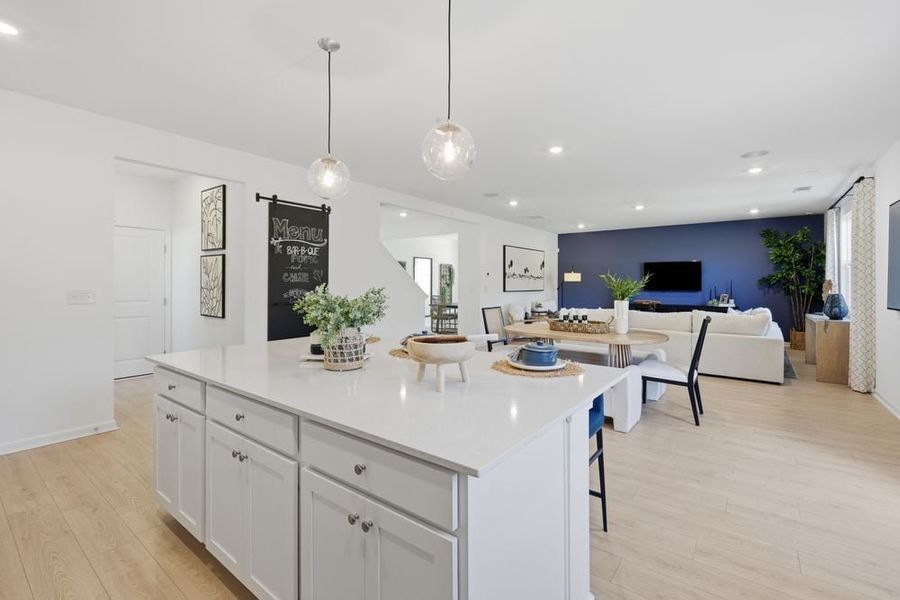 Representative furnished interior of a home built from the Wakehurst by Taylor Morrison in Falls Creek, Flowery Branch (Image 13).