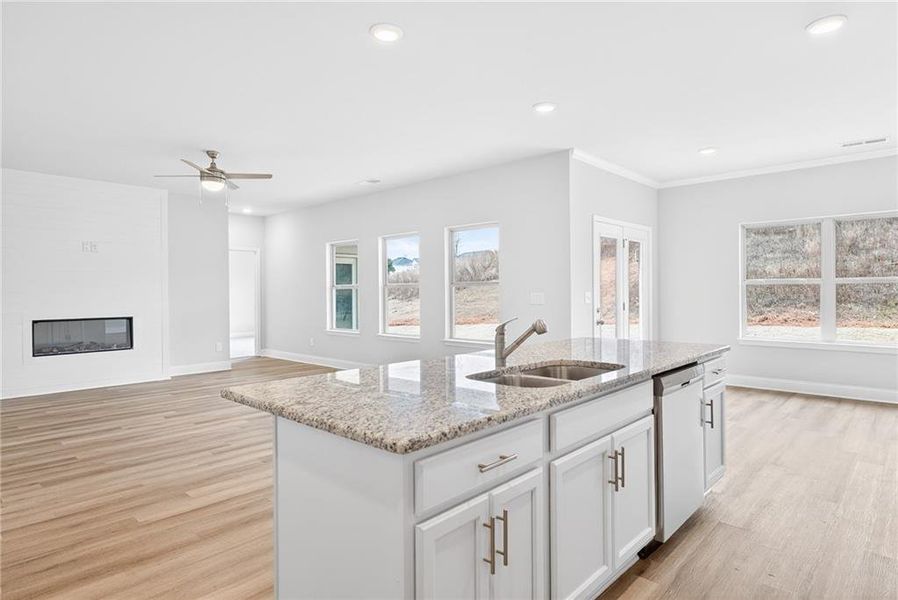 Furnished interior view inside a new home in , Homer (Image 12). Furnished interior view inside a new home in , Homer (Image 12).