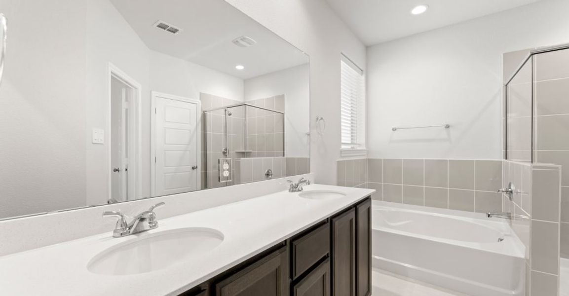 Representative exterior photo of a completed home built from the Hickory by Impression Homes in ValleyBrooke, Mesquite, TX (Image 16).