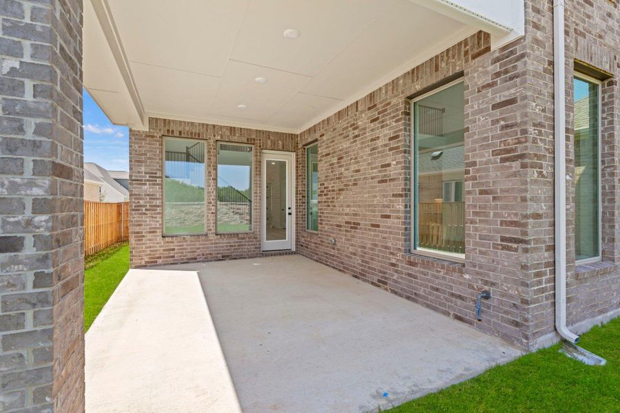 Rear Covered Patio